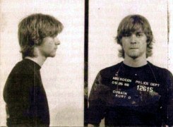 Mug Shot Kurt Cobain